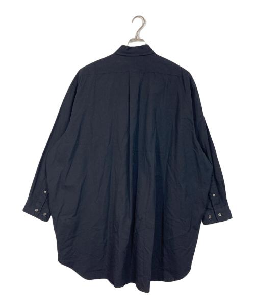 Oblada（オブラダ）Oblada (オブラダ) IVY ビッグシャツ　日本製　シャツワンピース ブラック サイズ:Sの古着・服飾アイテム