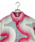 DRIES VAN NOTEN (ドリスヴァンノッテン) Verner Panton (ベルナーパントン) 19SS wave shirts ウェーブシャツ　デザインシャツ　半袖シャツ　総柄　ハンガリー製 ブルー×ピンク サイズ:50：35000円