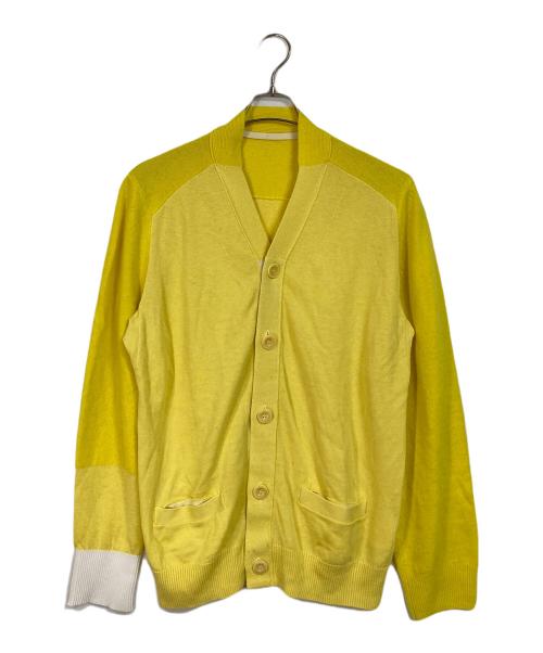 sacai（サカイ）sacai (サカイ) Chunky Knit カーディガン　日本製　ウール イエロー サイズ:3の古着・服飾アイテム