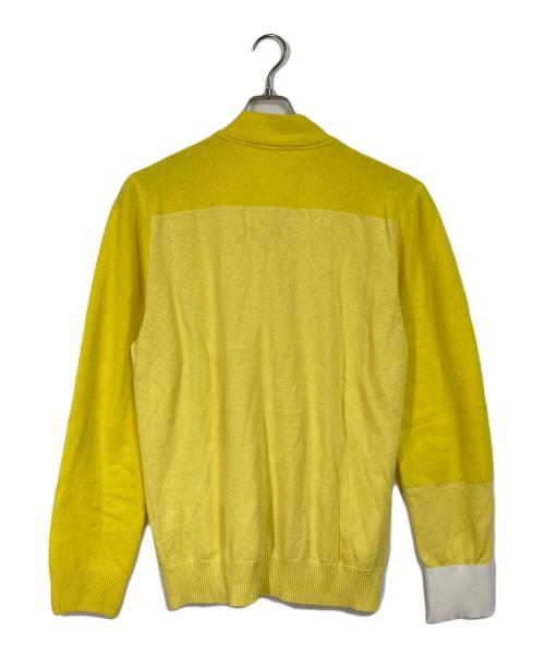 sacai（サカイ）sacai (サカイ) Chunky Knit カーディガン　日本製　ウール イエロー サイズ:3の古着・服飾アイテム