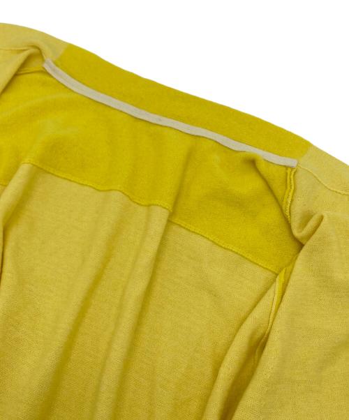 sacai（サカイ）sacai (サカイ) Chunky Knit カーディガン　日本製　ウール イエロー サイズ:3の古着・服飾アイテム