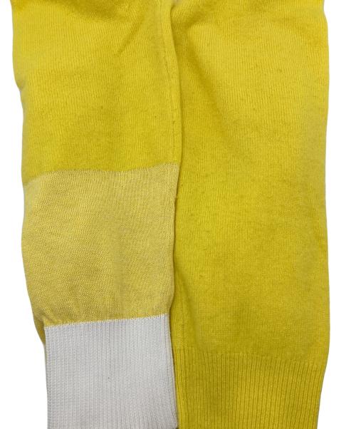 sacai（サカイ）sacai (サカイ) Chunky Knit カーディガン　日本製　ウール イエロー サイズ:3の古着・服飾アイテム