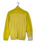sacai (サカイ) Chunky Knit カーディガン　日本製　ウール イエロー サイズ:3：8000円