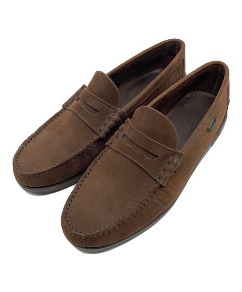 PARABOOT（パラブーツ）PARABOOT (パラブーツ) CORAUX/MARINE コロー マリン ビジネスシューズ　ローファー ブラウン サイズ:9の古着・服飾アイテム