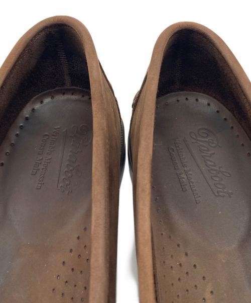 PARABOOT（パラブーツ）PARABOOT (パラブーツ) CORAUX/MARINE コロー マリン ビジネスシューズ　ローファー ブラウン サイズ:9の古着・服飾アイテム