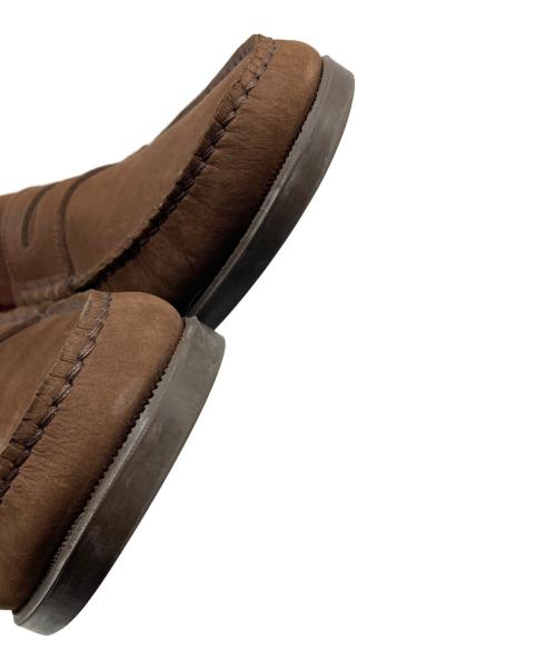 PARABOOT（パラブーツ）PARABOOT (パラブーツ) CORAUX/MARINE コロー マリン ビジネスシューズ　ローファー ブラウン サイズ:9の古着・服飾アイテム