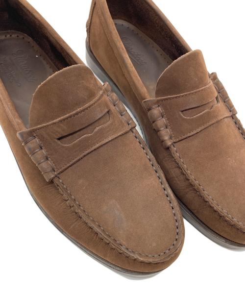 PARABOOT（パラブーツ）PARABOOT (パラブーツ) CORAUX/MARINE コロー マリン ビジネスシューズ　ローファー ブラウン サイズ:9の古着・服飾アイテム