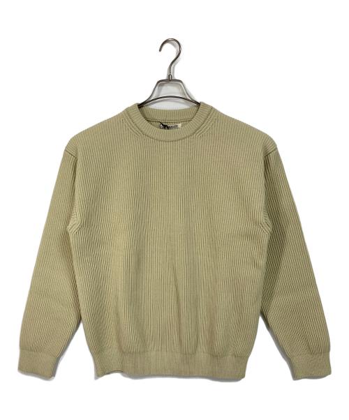 AURALEE（オーラリー）AURALEE (オーラリー) 24AW  SUPER FINE WOOL RIB KNIT スーパーファインウールリブニット  日本製 イエロー サイズ:4の古着・服飾アイテム