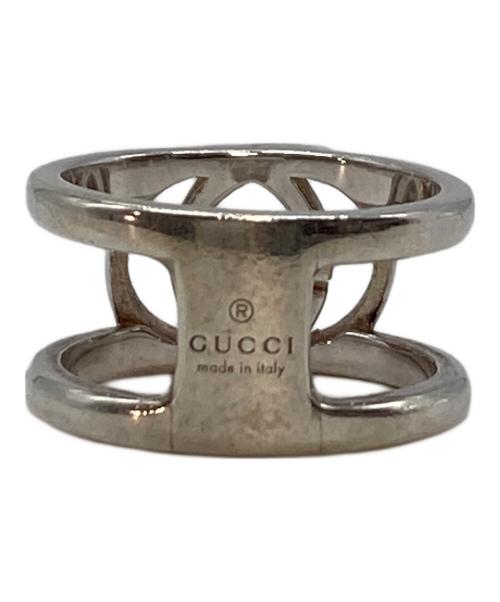 GUCCI（グッチ）GUCCI (グッチ) インターロッキングGGシルバーリング　指輪　イタリア製 サイズ:6号の古着・服飾アイテム