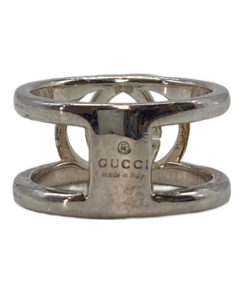 GUCCI（グッチ）GUCCI (グッチ) インターロッキングGGシルバーリング　指輪　イタリア製 サイズ:6号の古着・服飾アイテム