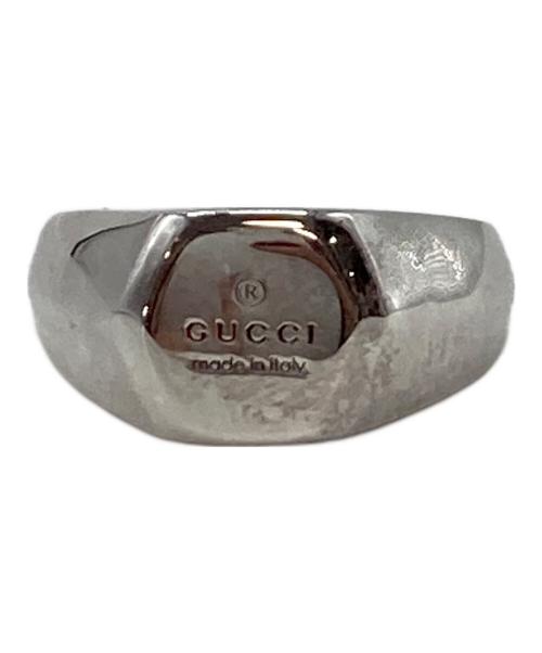GUCCI（グッチ）GUCCI (グッチ) ヘキサゴン シグネット リング　指輪　イタリア製 16号 サイズ:16号の古着・服飾アイテム