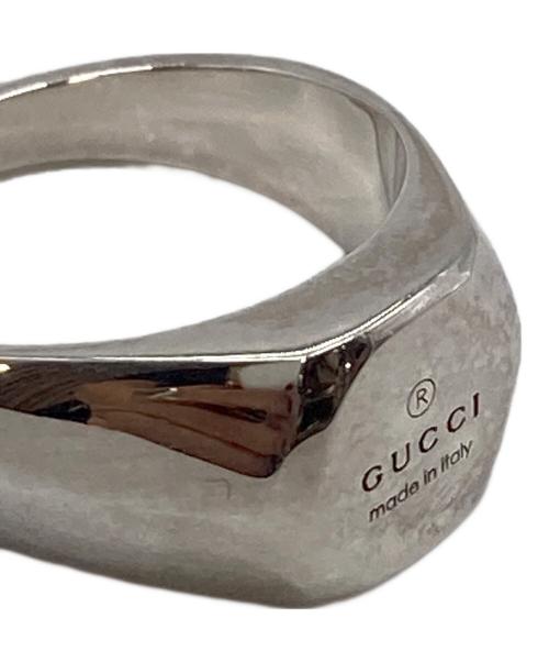 GUCCI（グッチ）GUCCI (グッチ) ヘキサゴン シグネット リング　指輪　イタリア製 16号 サイズ:16号の古着・服飾アイテム