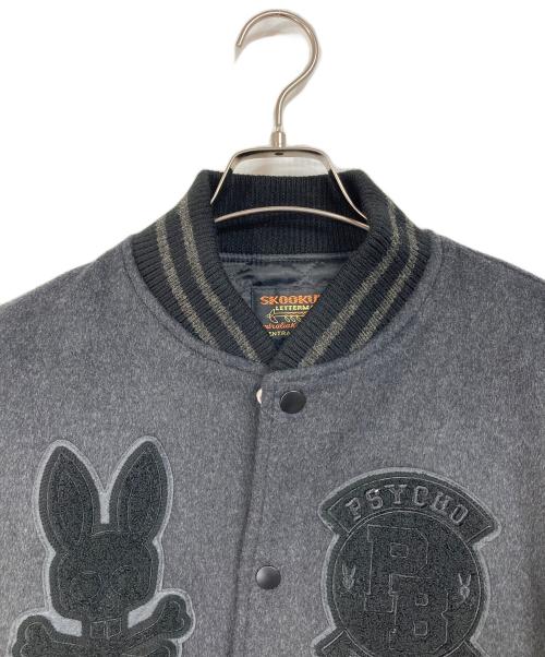 skookum（スクーカム）skookum (スクーカム) Psycho Bunny (サイコ バニー) アワードジャケット　アウター ブラック サイズ:Mの古着・服飾アイテム