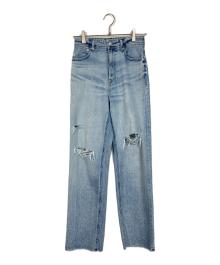 YANUK（ヤヌーク）の古着「LEA BOYS STRAIGHT DMF デニムパンツ」｜インディゴ