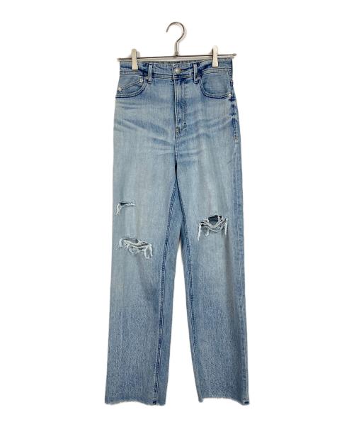 YANUK（ヤヌーク）YANUK (ヤヌーク) LEA BOYS STRAIGHT DMF デニムパンツ インディゴ サイズ:24の古着・服飾アイテム