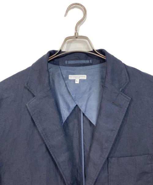 Engineered Garments（エンジニアド ガーメンツ）Engineered Garments (エンジニアド ガーメンツ) リネン ベッドフォードジャケット　アウター　ライトアウター　USA製 ネイビー サイズ:Lの古着・服飾アイテム