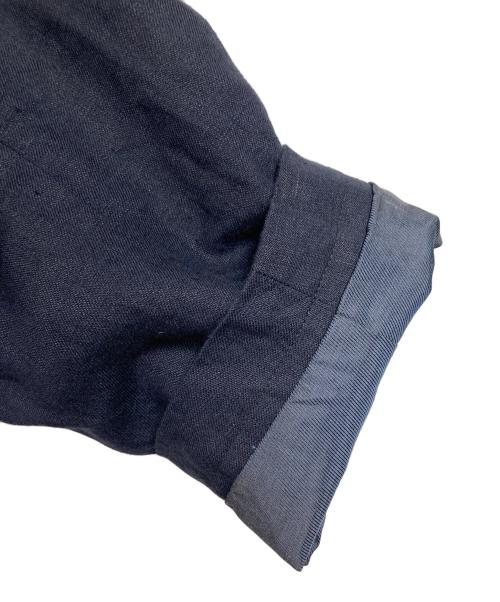 Engineered Garments（エンジニアド ガーメンツ）Engineered Garments (エンジニアド ガーメンツ) リネン ベッドフォードジャケット　アウター　ライトアウター　USA製 ネイビー サイズ:Lの古着・服飾アイテム