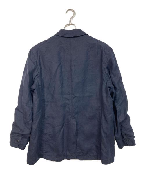 Engineered Garments（エンジニアド ガーメンツ）Engineered Garments (エンジニアド ガーメンツ) リネン ベッドフォードジャケット　アウター　ライトアウター　USA製 ネイビー サイズ:Lの古着・服飾アイテム