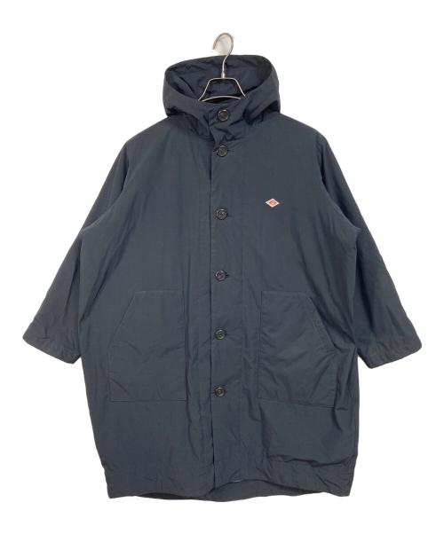 DANTON（ダントン）DANTON (ダントン) ピーチタフタ インサレーション ロング フーデッド コート　ロングコート　中綿コート　アウター ブラック サイズ:36の古着・服飾アイテム