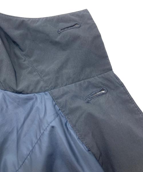 DANTON（ダントン）DANTON (ダントン) ピーチタフタ インサレーション ロング フーデッド コート　ロングコート　中綿コート　アウター ブラック サイズ:36の古着・服飾アイテム