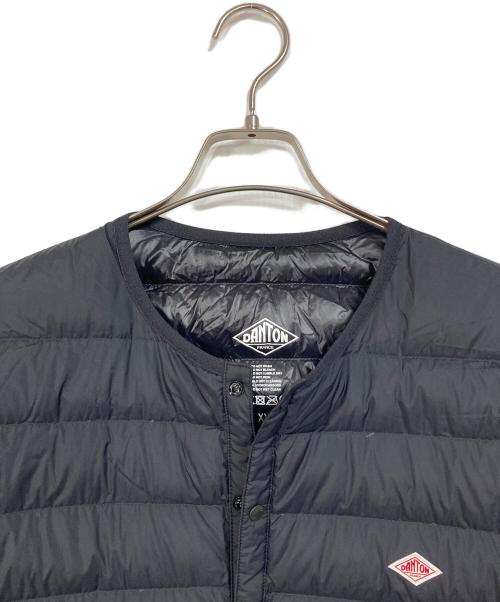 DANTON（ダントン）DANTON (ダントン) INNER DOWN CREWNECK JACKET  インナーダウンクルーネックジャケット ダウンジャケット　アウター ブラック サイズ:XXLの古着・服飾アイテム