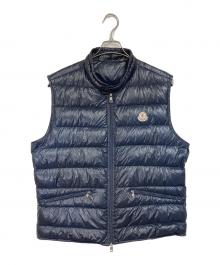 MONCLER（モンクレール）の古着「GUI GILET ダウンベスト　ギュンジレダウンベスト　アウター　ライトアウター」｜ネイビー