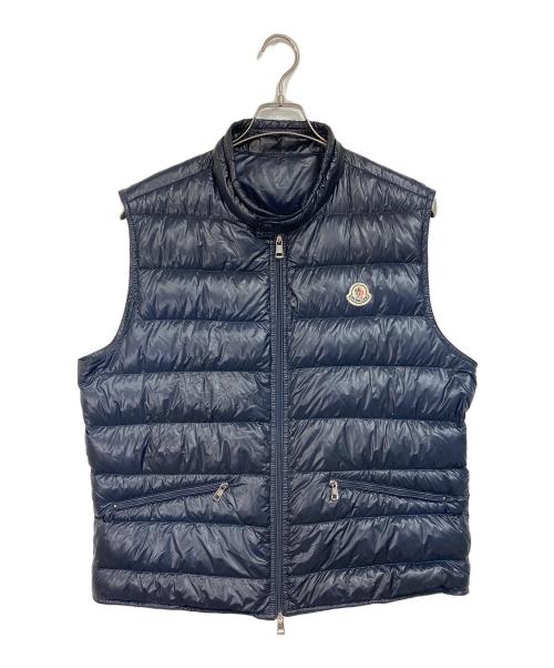 MONCLER（モンクレール）MONCLER (モンクレール) GUI GILET ダウンベスト　ギュンジレダウンベスト　アウター　ライトアウター ネイビー サイズ:5の古着・服飾アイテム