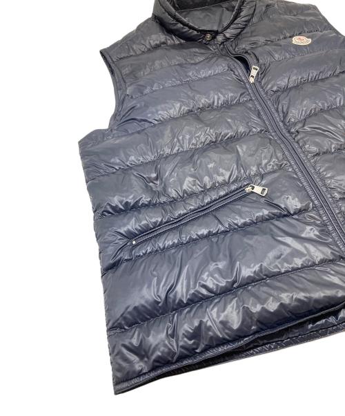 MONCLER（モンクレール）MONCLER (モンクレール) GUI GILET ダウンベスト　ギュンジレダウンベスト　アウター　ライトアウター ネイビー サイズ:5の古着・服飾アイテム