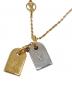 LOUIS VUITTON (ルイ ヴィトン) ナノグラム ネックレス　イタリア製 ゴールド サイズ:実寸参照：30000円