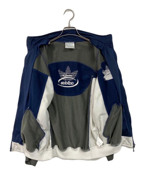 adidas（アディダス）adidas (アディダス) 【古着】90's トレフォイル刺繍トラックジャケット　90年代 ネイビー×グレー サイズ:US：Sの古着・服飾アイテム