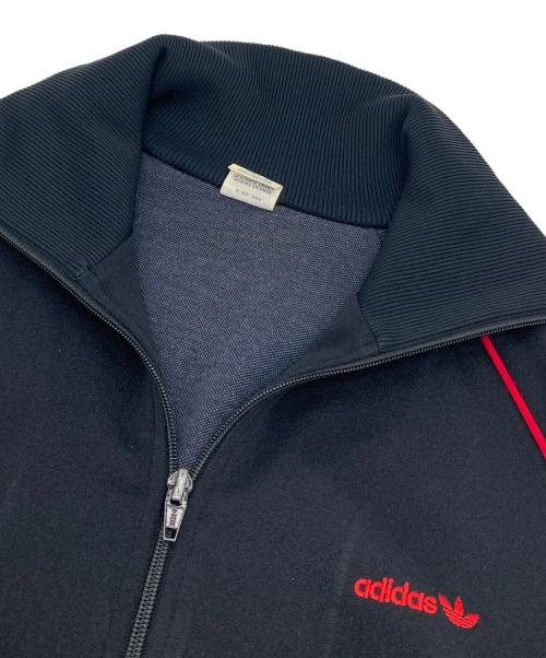 adidas（アディダス）adidas (アディダス) 【古着】デサント社西ドイツ製 70's‐80's トラックジャケット　70年代　80年代 ブラック サイズ:Lの古着・服飾アイテム