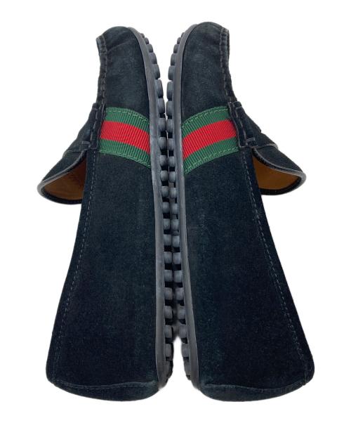 GUCCI（グッチ）GUCCI (グッチ) シェリーラインドライビングシューズ ブラック サイズ:6の古着・服飾アイテム