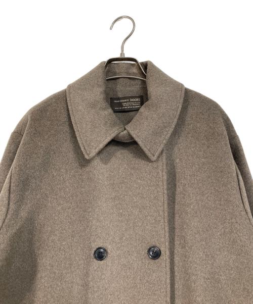 URBAN RESEARCH DOORS（アーバンリサーチドアーズ）URBAN RESEARCH DOORS (アーバンリサーチドアーズ) ウールロングコート ベージュ サイズ:Mの古着・服飾アイテム