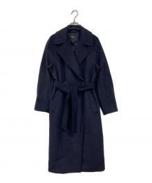 WEEKEND Max Mara（ウィークエンド マックスマーラ）の古着「RESINA ダブルブレストコート」｜ネイビー