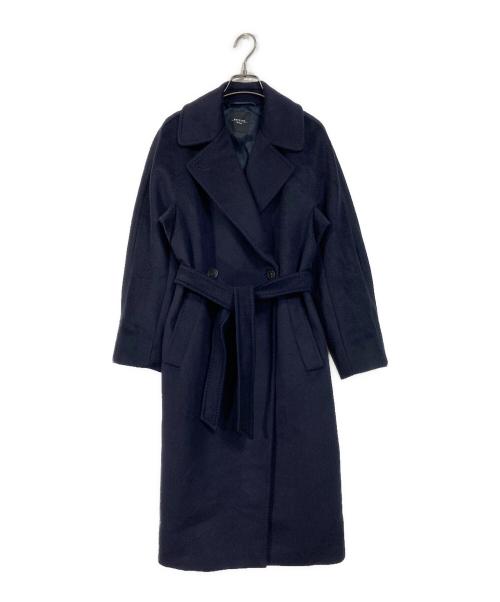 WEEKEND Max Mara（ウィークエンド マックスマーラ）WEEKEND Max Mara (ウィークエンド マックスマーラ) RESINA ダブルブレストコート ネイビー サイズ:36の古着・服飾アイテム