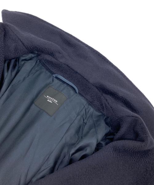 WEEKEND Max Mara（ウィークエンド マックスマーラ）WEEKEND Max Mara (ウィークエンド マックスマーラ) RESINA ダブルブレストコート ネイビー サイズ:36の古着・服飾アイテム