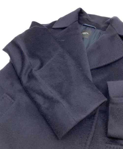 WEEKEND Max Mara（ウィークエンド マックスマーラ）WEEKEND Max Mara (ウィークエンド マックスマーラ) RESINA ダブルブレストコート ネイビー サイズ:36の古着・服飾アイテム