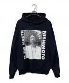 NISHIMOTO IS THE MOUTHニシモトイズザマウス）の古着「バックプリントパーカー」｜ブラック