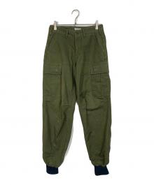 JAPAN BLUE JEANS（ジャパンブルージーンズ）の古着「MODERN MILITARY カーゴパンツ　裾リメイク　日本製」｜カーキ