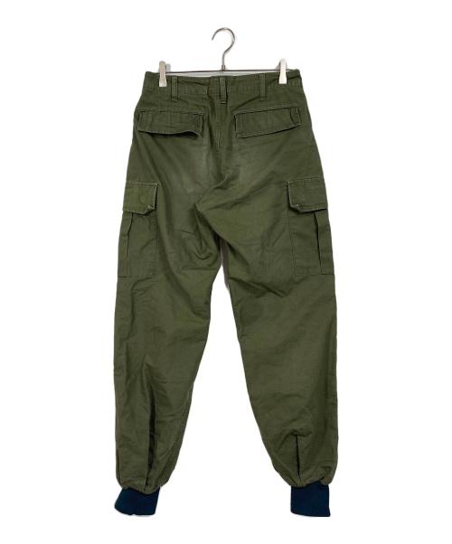 JAPAN BLUE JEANS（ジャパンブルージーンズ）JAPAN BLUE JEANS (ジャパンブルージーンズ) MODERN MILITARY カーゴパンツ　裾リメイク　日本製 カーキ サイズ:28の古着・服飾アイテム