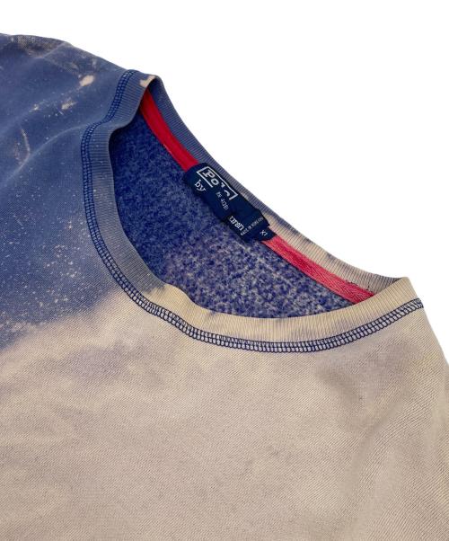 POLO RALPH LAUREN（ポロ・ラルフローレン）POLO RALPH LAUREN (ポロ・ラルフローレン) 【古着】バイカラーブリーチスウェット ベージュ×ネイビー サイズ:XLの古着・服飾アイテム