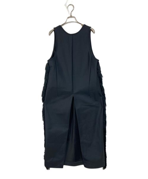 edition（エディション）edition (エディション) PE TUMBLER WASHER FRINGE DRESSF ブラック サイズ:FREEの古着・服飾アイテム