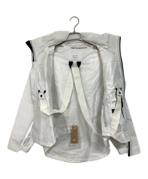 adidas（アディダス）adidas (アディダス) parley (パーリィー) MYSHELTER Parley RAIN.RDY Jacket ホワイト サイズ:Mの古着・服飾アイテム