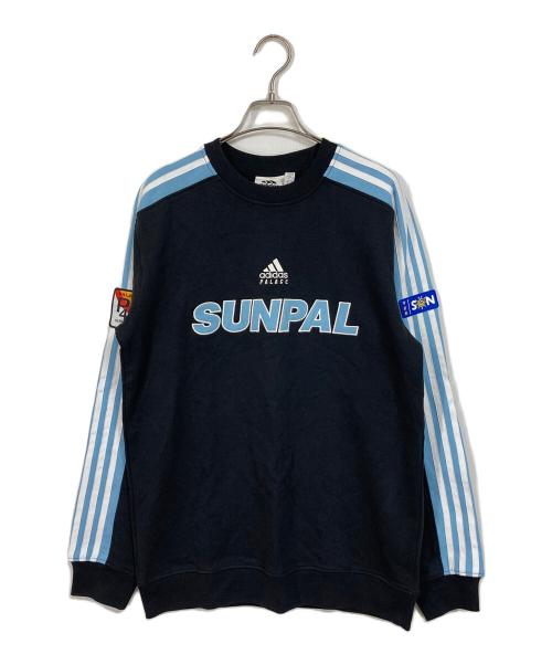 adidas（アディダス）adidas (アディダス) PALACE (パレス) SUNPAL クルーネックスウェット ブラック サイズ:Mの古着・服飾アイテム