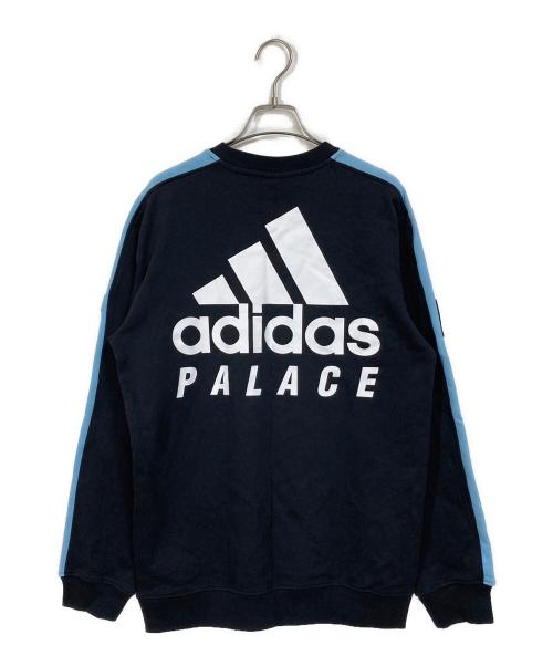 adidas（アディダス）adidas (アディダス) PALACE (パレス) SUNPAL クルーネックスウェット ブラック サイズ:Mの古着・服飾アイテム