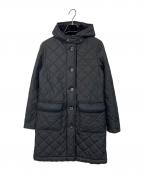 Traditional Weatherwearトラディショナルウェザーウェア）の古着「裏地ファーキルティングコート」｜ブラック