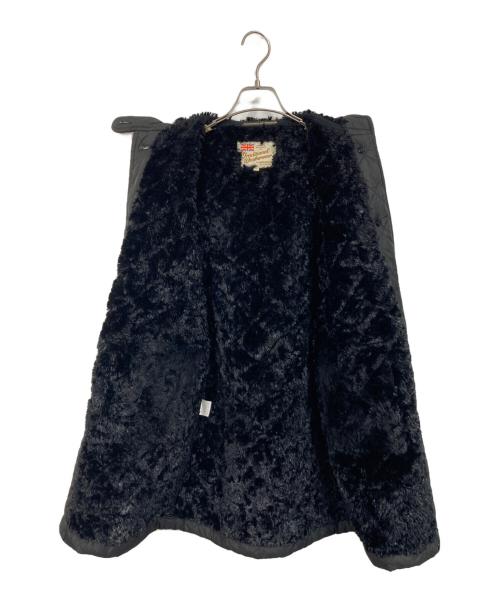 Traditional Weatherwear（トラディショナルウェザーウェア）Traditional Weatherwear (トラディショナルウェザーウェア) 裏地ファーキルティングコート ブラック サイズ:34の古着・服飾アイテム