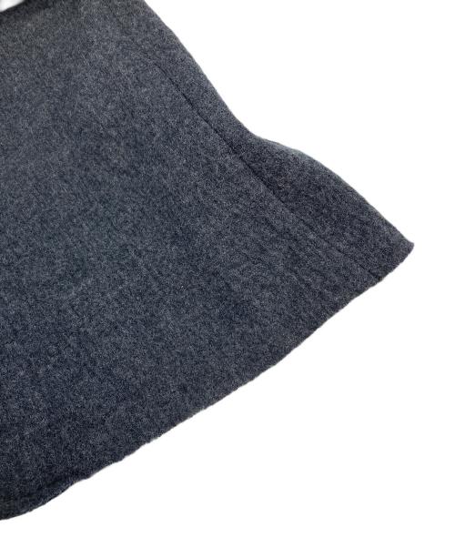 TRANSIT PAR-SUCH（トランジット パーサッチ）TRANSIT PAR-SUCH (トランジット パーサッチ) マキシ丈ウールコート グレー サイズ:2の古着・服飾アイテム