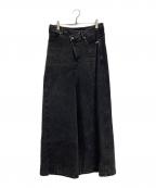 PRANK PROJECTプランクプロジェクト）の古着「Twisted Layered Denim デニムパンツ　ツイストレイヤードデニム」｜グレー