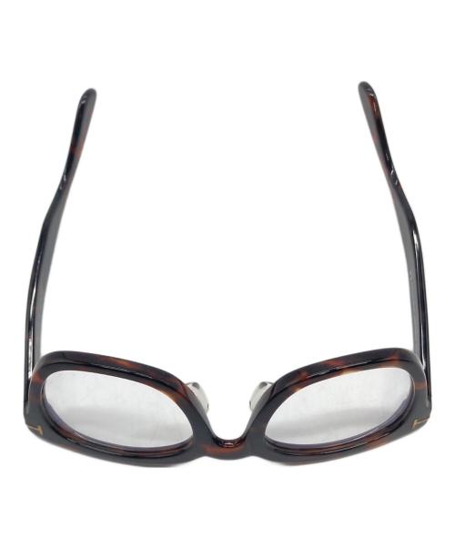 TOM FORD（トムフォード）TOM FORD (トムフォード) 伊達眼鏡　ウェリントン型 ブラウン サイズ:53□22-145の古着・服飾アイテム